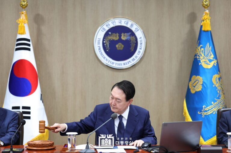대통령 주재 임시 국무회의