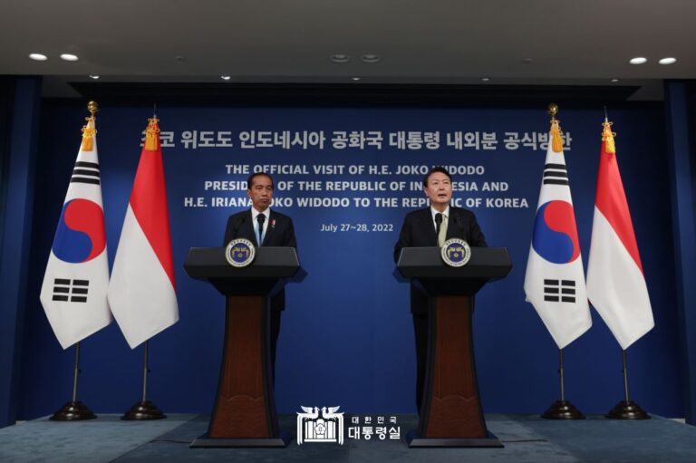 한-인도네시아 공동언론발표