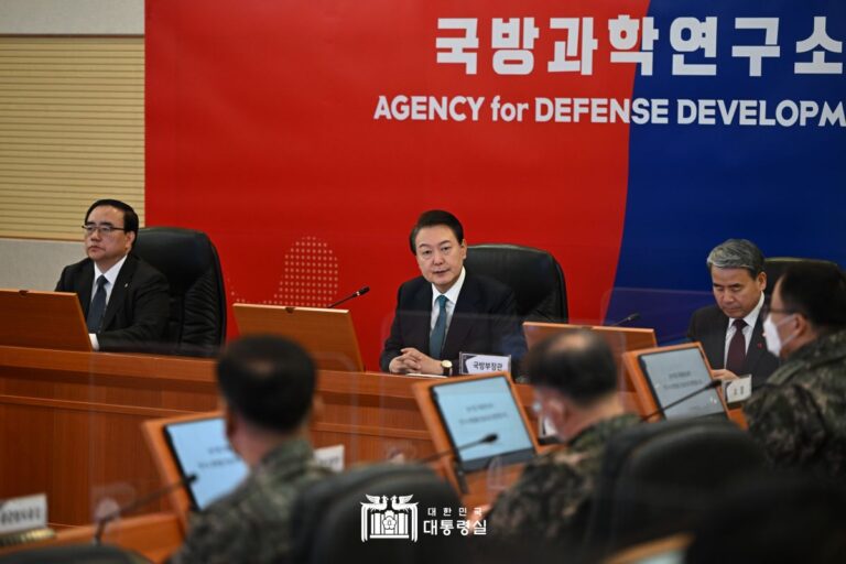 윤석열 대통령, 국방과학연구소 방문 시 모두 발언