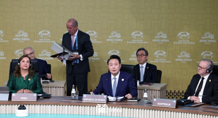 "2025년 APEC 의장국으로서 대한민국은 더 혁신적이고 번영하는 아·태 지역을 위한 미래 청사진 제시할 것"