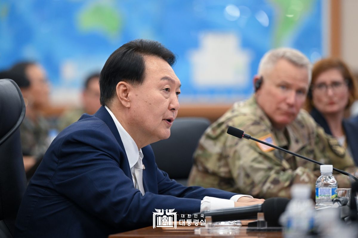 "한미 양국은 앞으로도 북한의 핵미사일 위협에 압도적이고 결연히 대응해 나아갈 것"