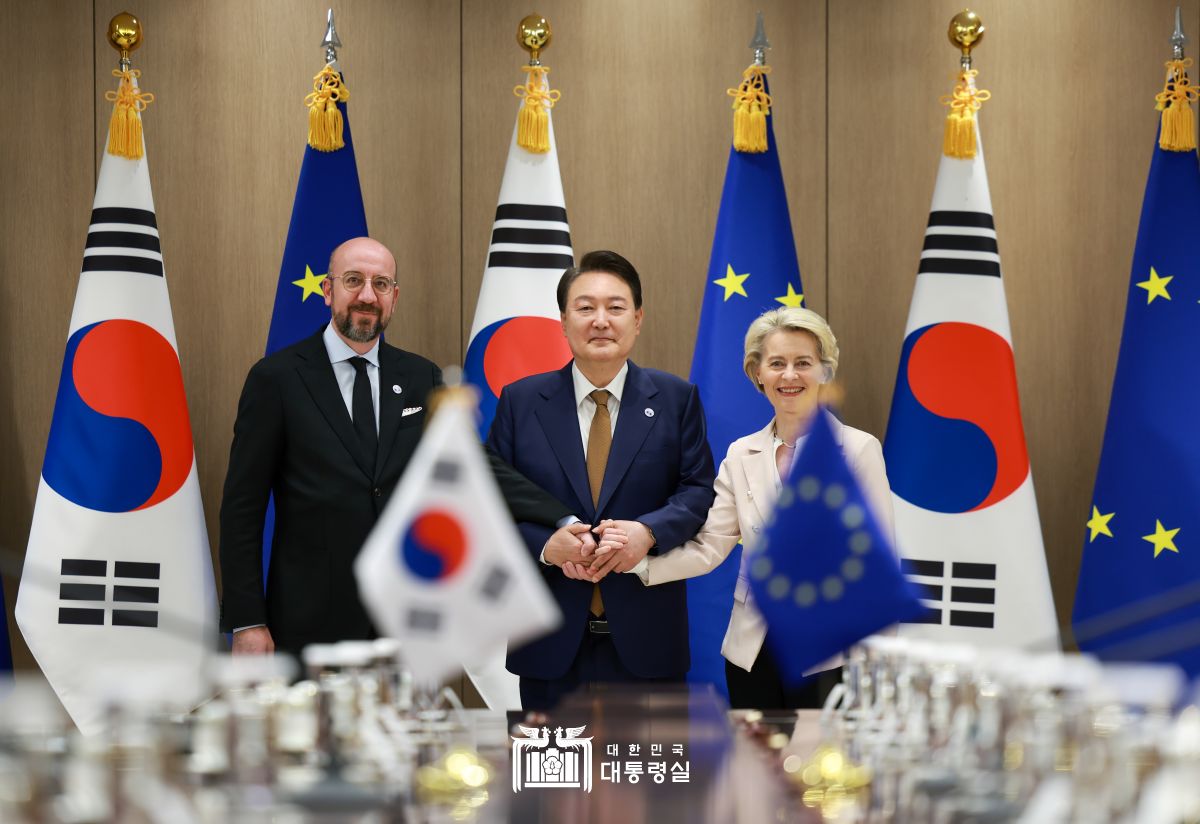 "EU 상임의장·집행위원장의 방한을 진심으로 환영"