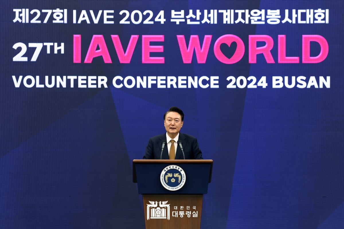 "인류와 자유, 번영을 지키는 강력한 연대 필요... 자원봉사 문화 확산 뒷받침"