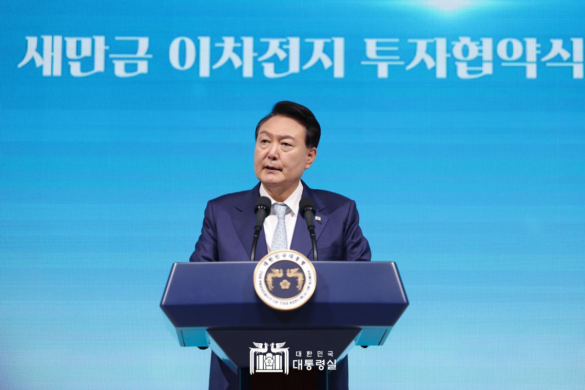 "새만금의 무한한 잠재력 확인... 이차전지는 우리나라 전략자산의 핵심, 신성장산업 발전 위해 최선 다할 것"