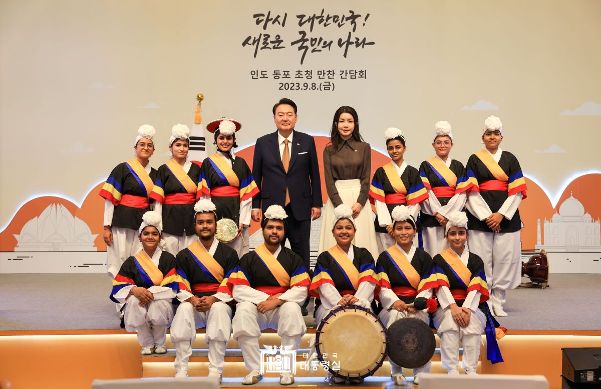 "한-인도 수교 50주년...우리 기업과 함께 인도시장을 개척한 여러분의 노력으로 양국 관계가 발전"