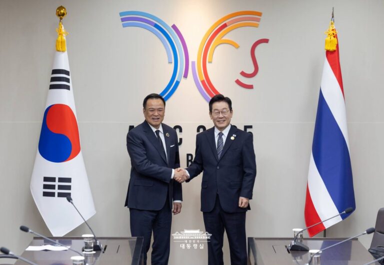 한국과 태국, 깊은 우정 위에 미래 협력의 문을 열겠습니다.