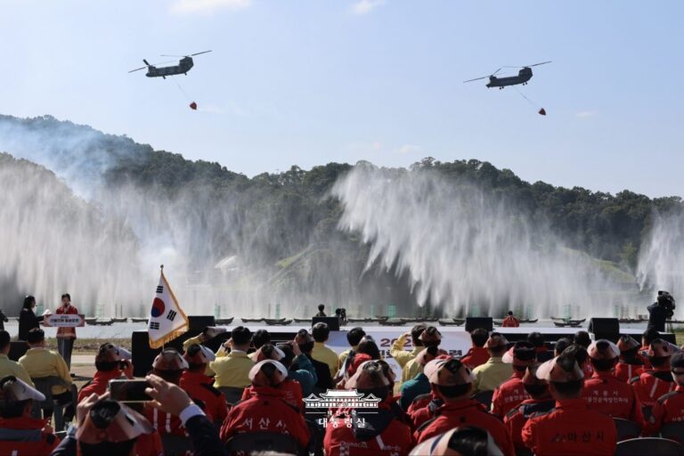 산불 예방과 대응에 전력을 다하겠습니다