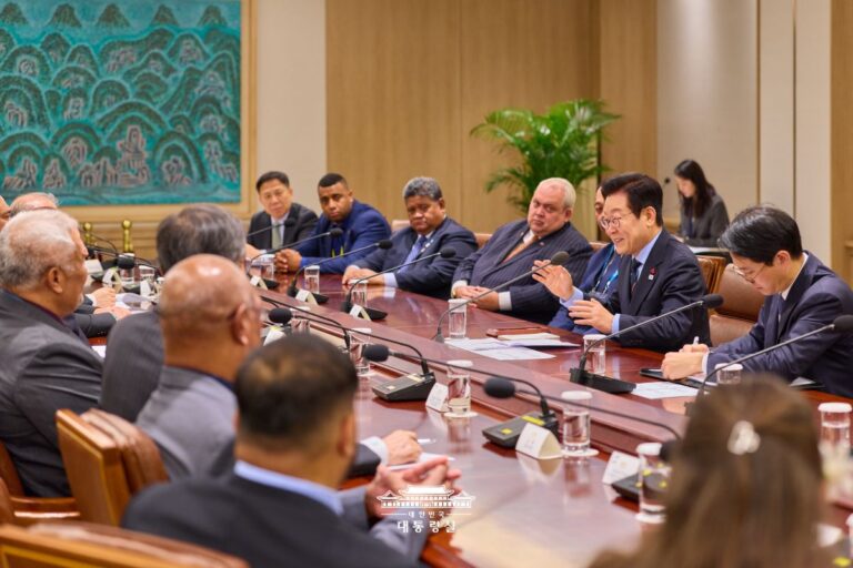 태평양도서국과 더욱 긴밀히 협력을 이어가겠습니다