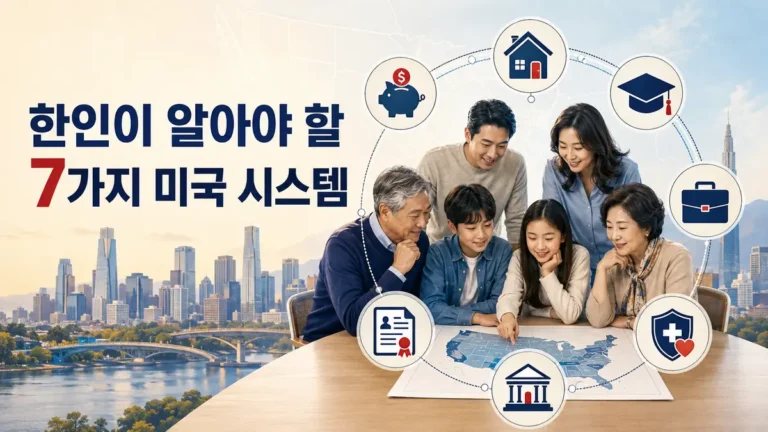 미국의 돈·주택·교육·직업·의료·이민·정부 혜택 시스템을 살펴보는 한인 가족